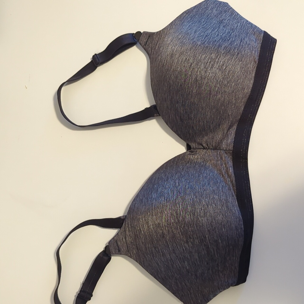 Warner's RN3281A Black Gray Size 38C